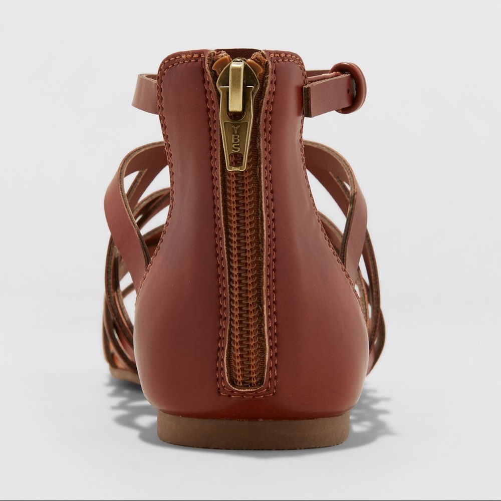 Universal Thread Cognac Gladiator Wrap Sandal NWT - Picture 4 of 4